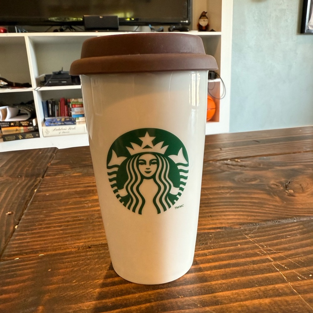 Starbucks 12oz Ceramic Travel Mug  - 2011 Collectors Edition
